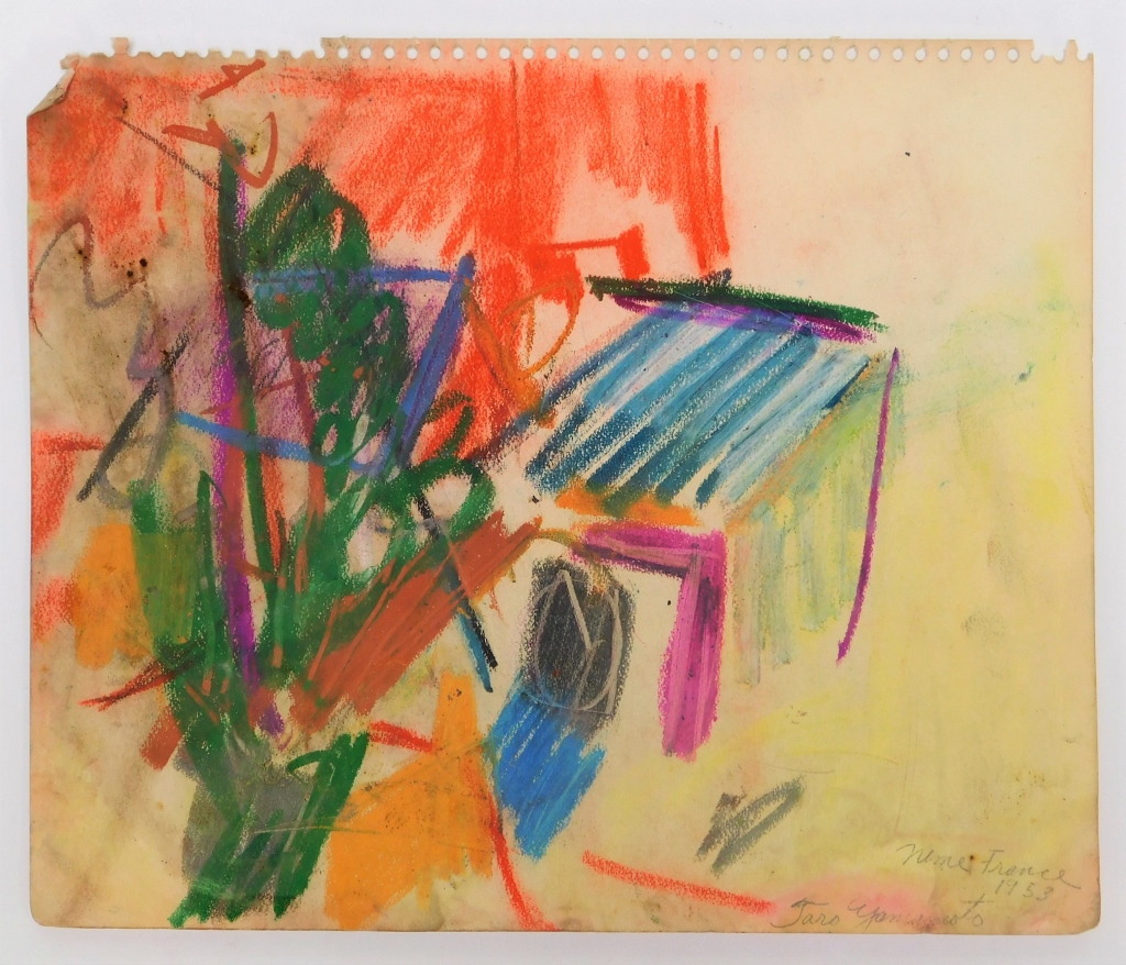 TARO YAMAMOTO ABSTRACT PASTEL