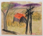 TARO YAMAMOTO ABSTRACT PASTEL