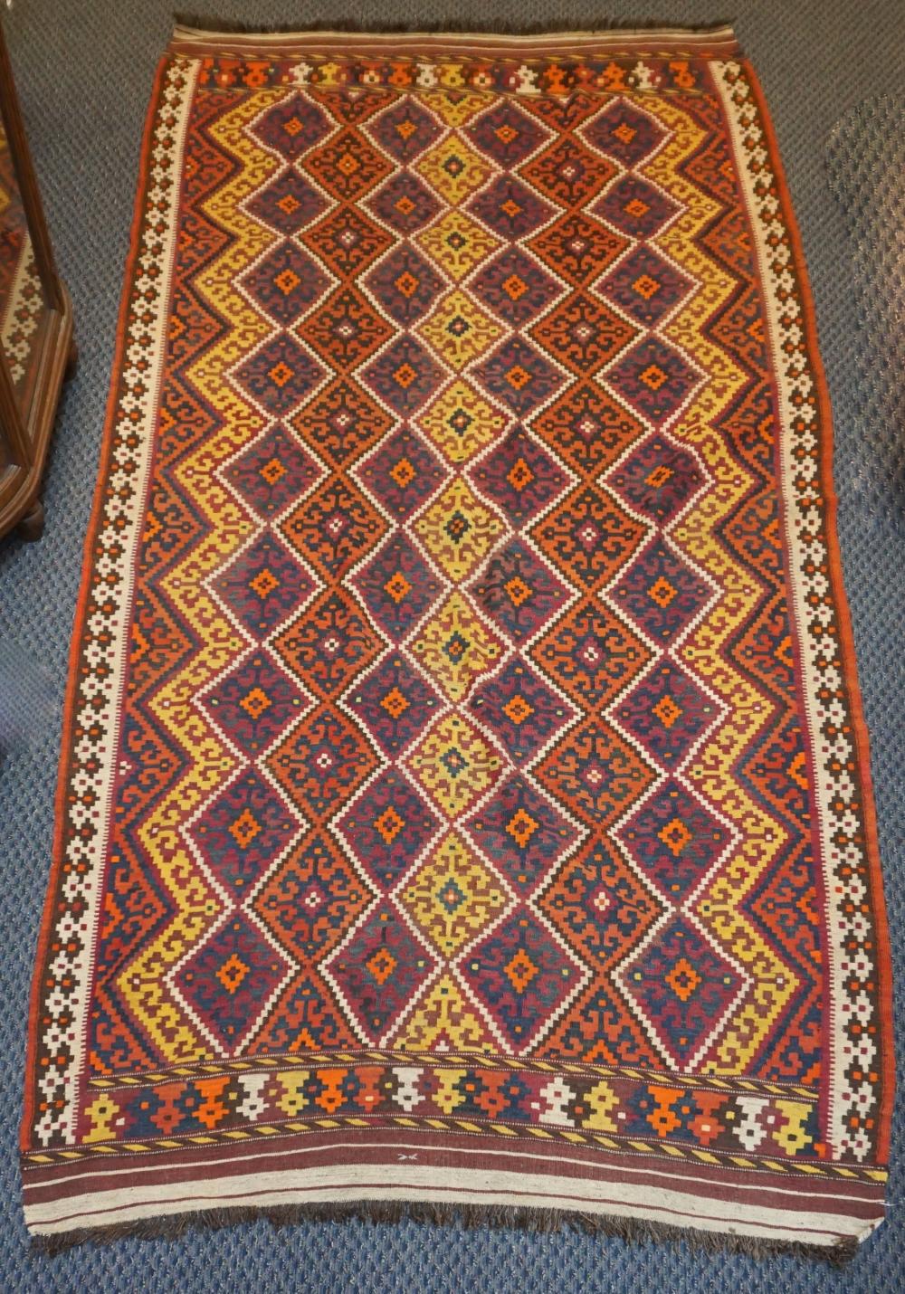 TATARI KILIM RUG, 11 FT 5 IN X 5 FT