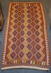 TATARI KILIM RUG, 11 FT 5 IN X