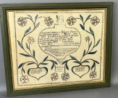 TAUFSCHEIN PRINTED BY JACOB ST
