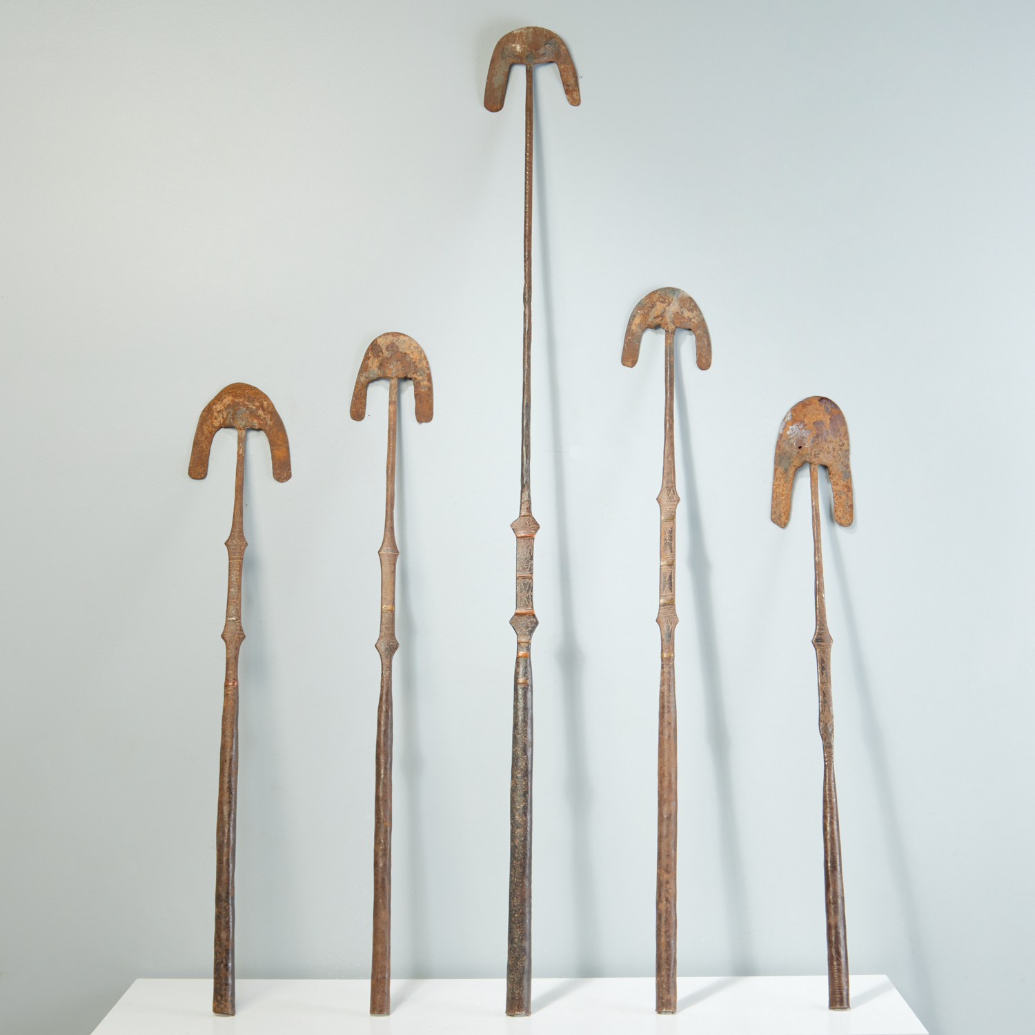 TAUREG PEOPLES, (5) IRON HOE