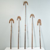 TAUREG PEOPLES, (5) IRON HOE C