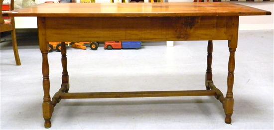 Tavern table  bread board top 