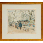 TAVIK F. SIMON, COLOR AQUATINT