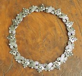 TAXCO 980 STERLING CHOKER NECK