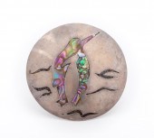 TAXCO SILVER ABALONE SHELL INL