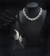 TAXCO STERLING NECKLACE & BRAC
