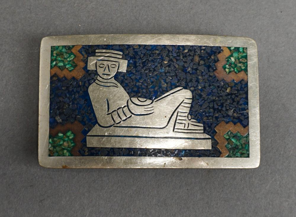TAXCO STONE INLAID STERLING