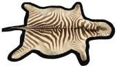 TAXIDERMY ZEBRA HIDE RUG, 118&