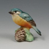 Tay Italian porcelain blue bir