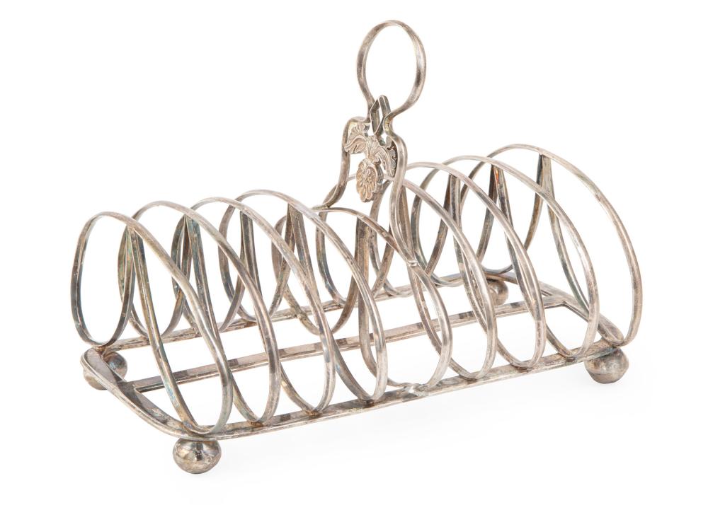 TAYLOR & HINSDALE COIN SILVER TOAST