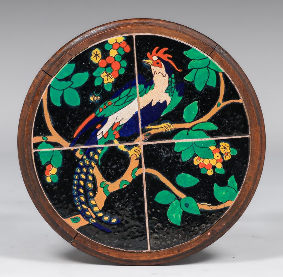 TAYLOR TROPICAL BIRD TILE-TOP TABLE