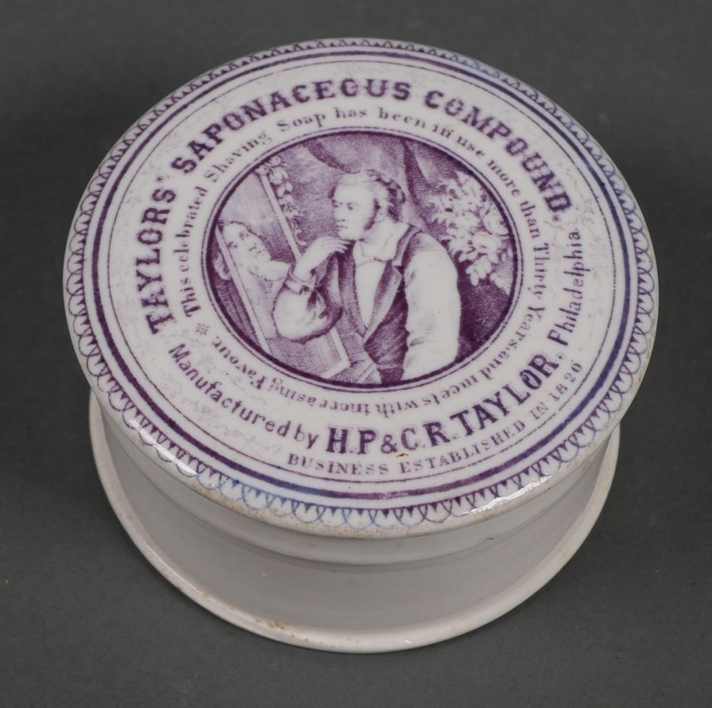 TAYLOR'S PORCELAIN SHAVING SOAP