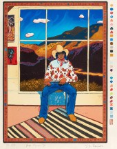 T.C. CANNON, SELF PORTRAIT IN