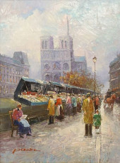 T.E. PENCKE (B.1929) NOTRE-DAM