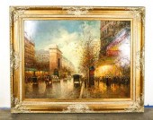 TE PENCKE OIL ON CANVAS PARIS