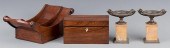 TEA CADDY, CHEESE COASTER, AND