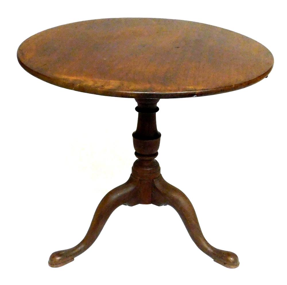 TEA TABLE, 18TH C., PENNSYLVANIA OR