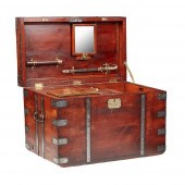 TEAK AND STEEL BANDED NAVAL OF