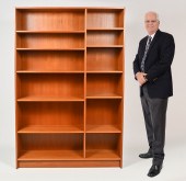 TEAK DANISH BOOKSHELF: Danish