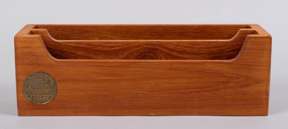 TEAK DESK PAPER HOLDER FROM CARICOM