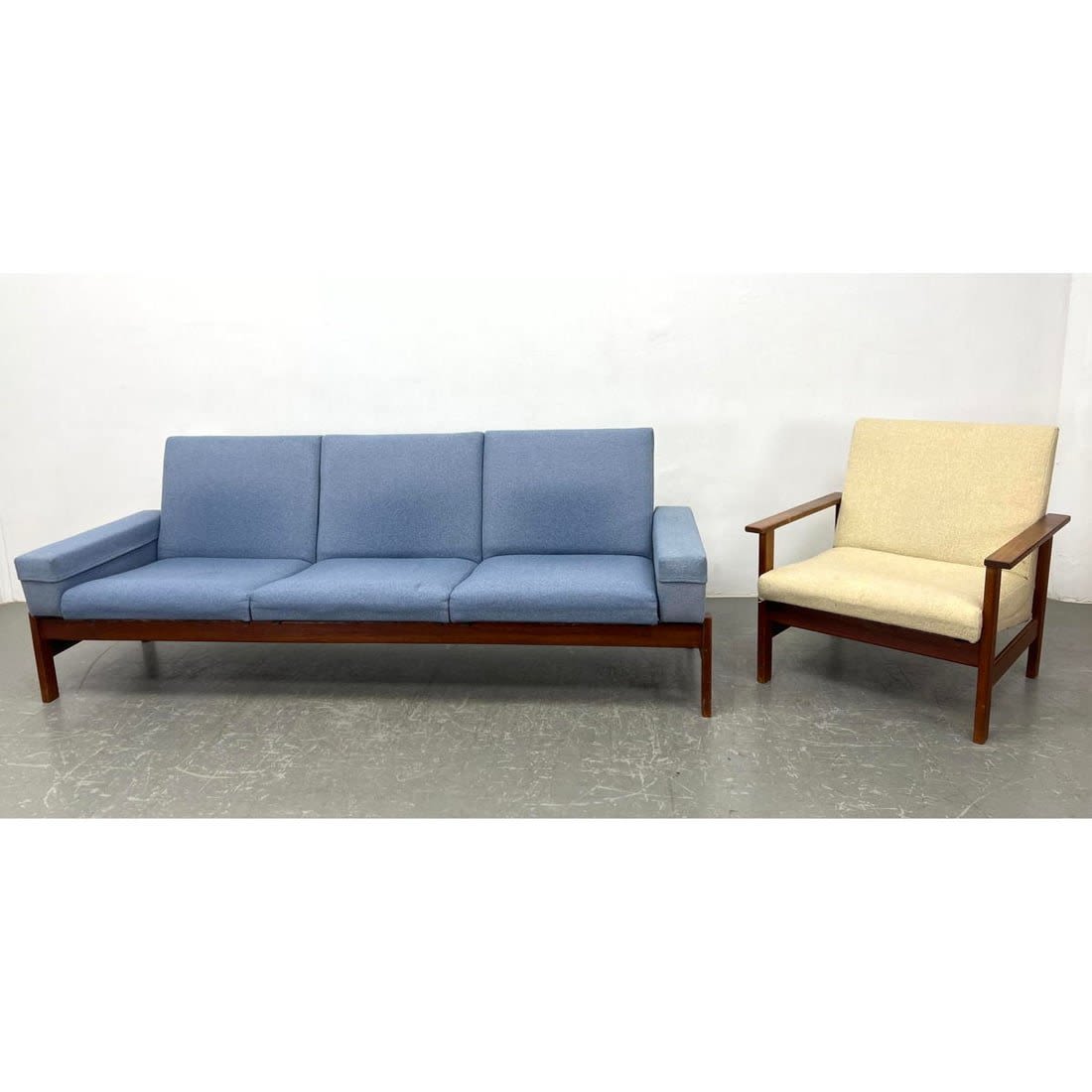 Teak Hans Wegner Style Modular Sofa