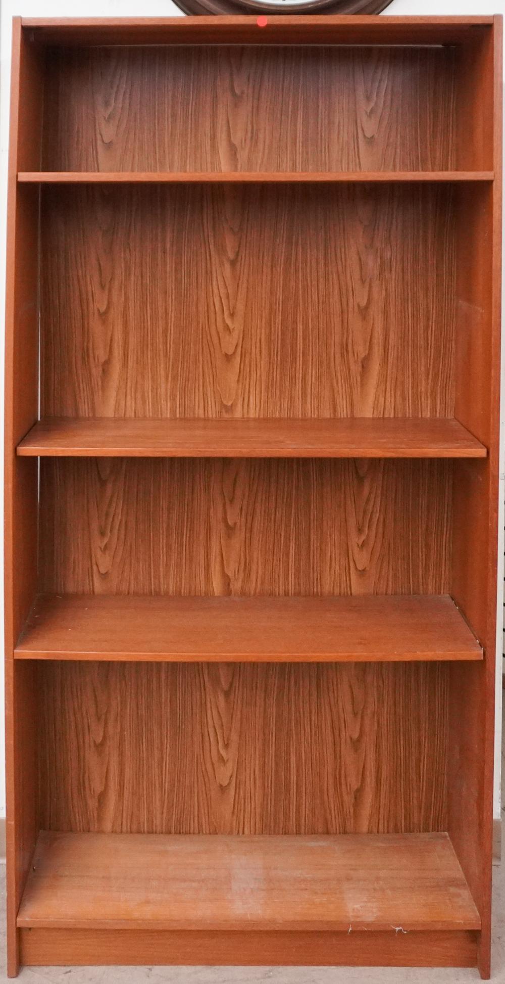 TEAK OPEN BOOKSHELF 71 X 35 X 11