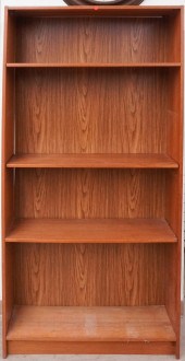 TEAK OPEN BOOKSHELF 71 X 35 X