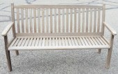 TEAK OUTDOOR BENCH, LENGTH 64
