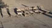 TEAK PATIO FURNITURE SETTeak P