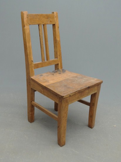 Teak side chair.