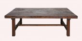 TEAK SLAB DINING TABLETeak sla