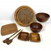 Teak Tablewares and Trays. Dan