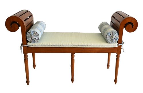 TEAK WINDOW BENCH, HAVING CUSTOM
