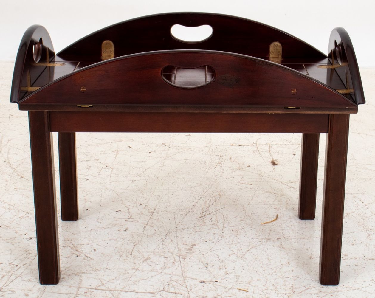 TEAKWOOD BUTLER'S COFFEE TABLE