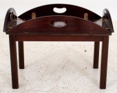 TEAKWOOD BUTLER'S COFFEE TABLE