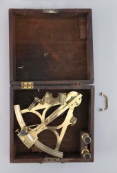 TEAR DROP FRAME SEXTANT CIRCA
