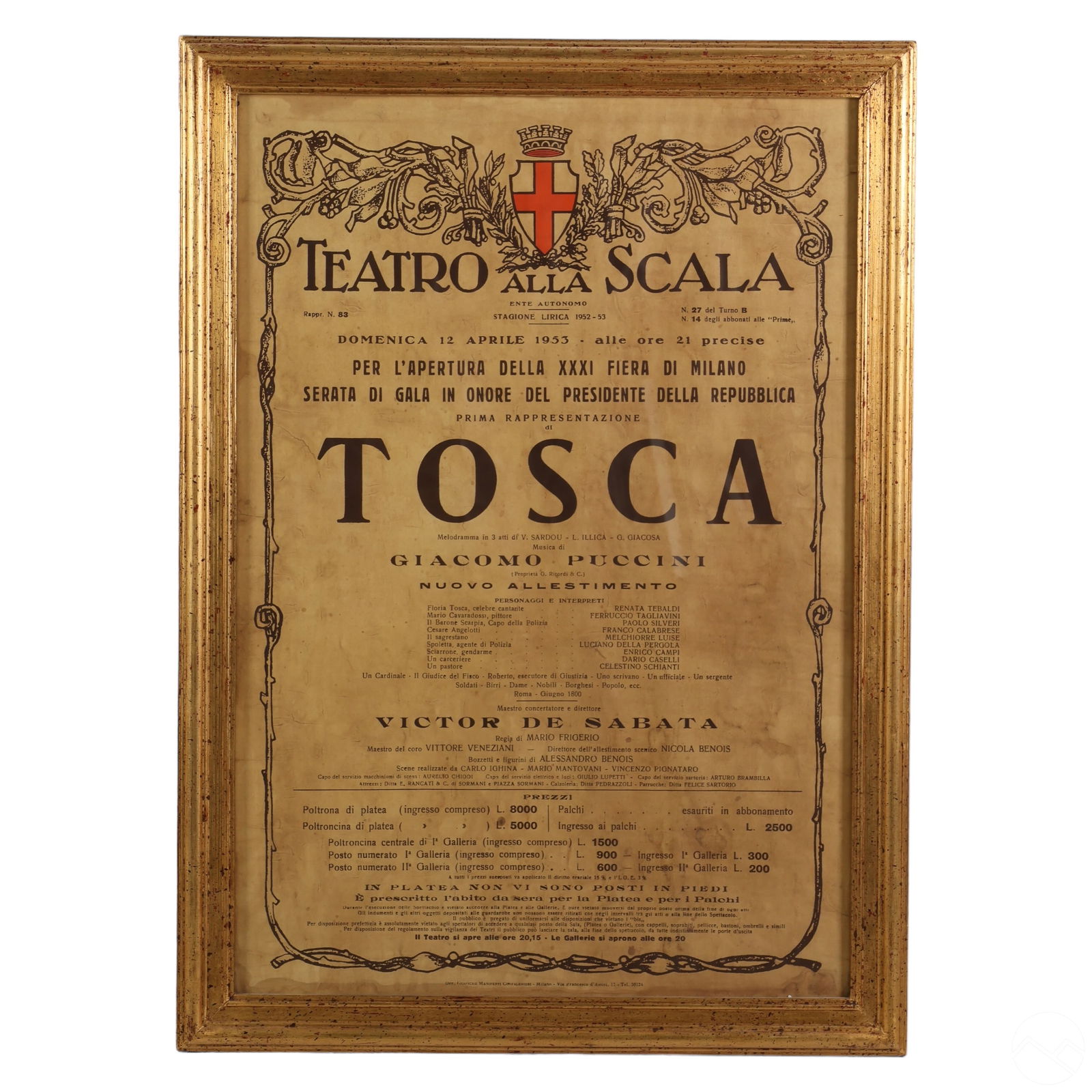 TEATRO SCALA PUCCINI TOSCA