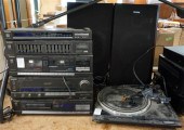 TECHNICS SIX-PIECE STEREO AND