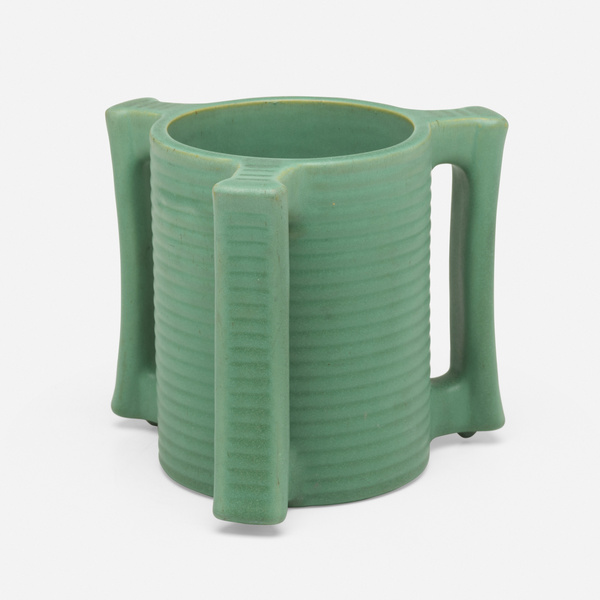 Teco Pottery. Vase. c. 1910, glazed