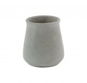 TECO RIBBED VASE 4 3/4”H X 3 1