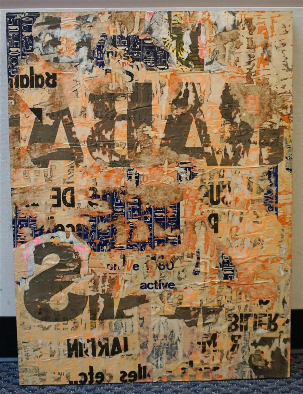 TED KOBRIN, 'COLLAGE WITH FRENCH