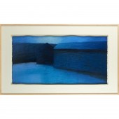 TED LARSEN, LARGE PASTEL ON PA