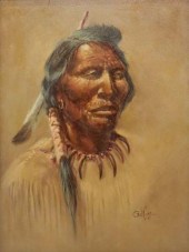 TED LONG (1932-2007) NATIVE AM