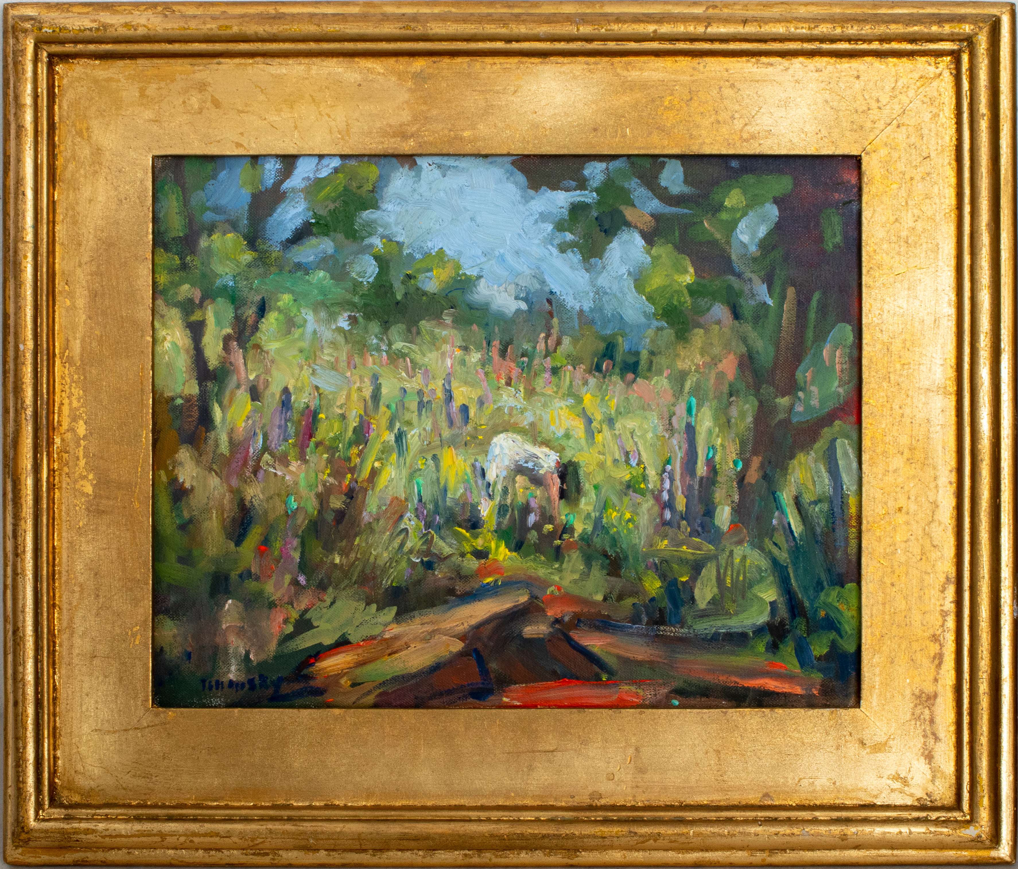 TED TIHANSKY IMPRESSIONISTIC OIL ON