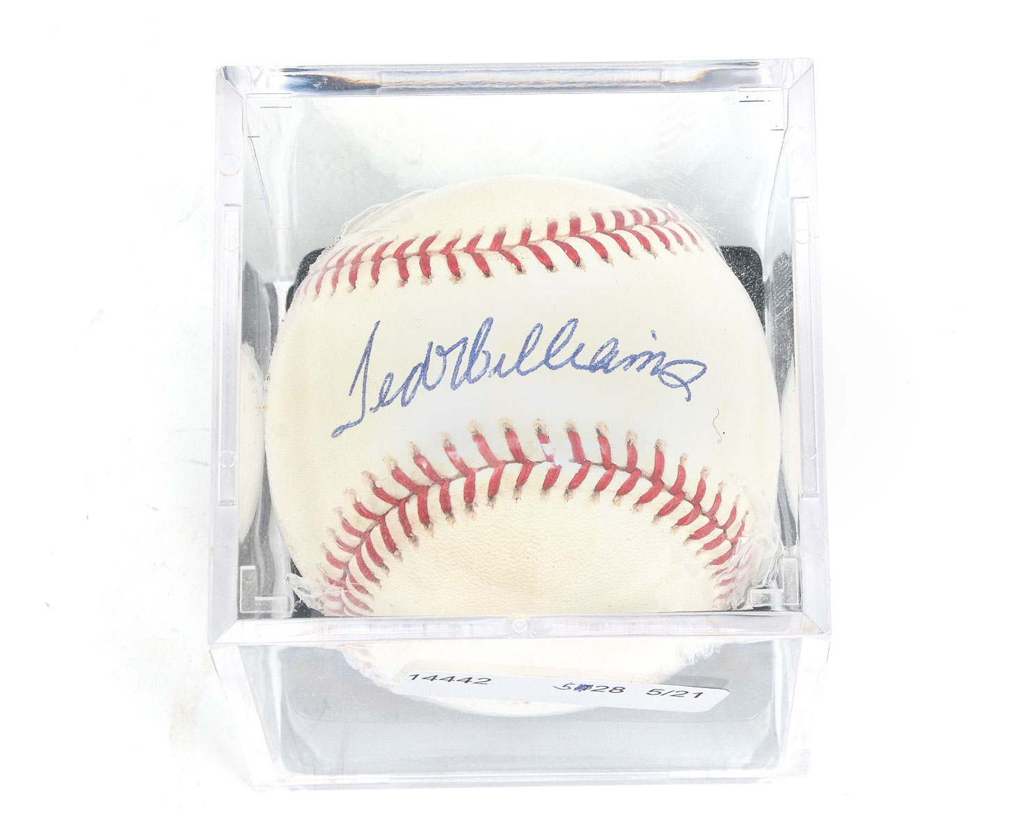 TED WILLIAMS AUTOGRAPHED AMERICAN