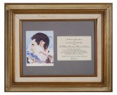 TED WILLIAMS SIGNED LITHOGRAPH