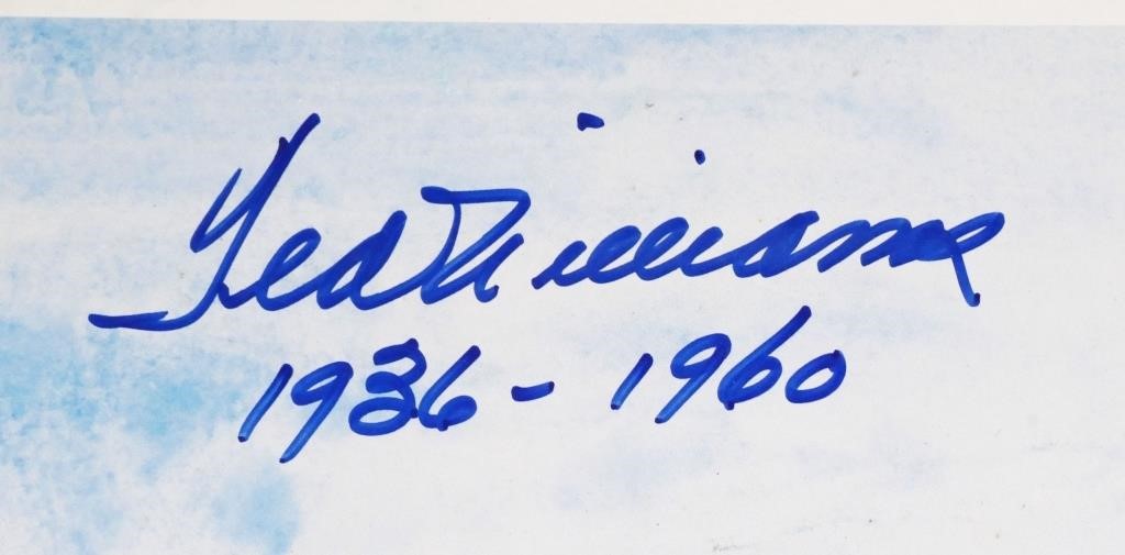 TED WILLIAMS, SIGNED