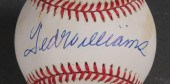 TED WILLIAMS, SIGNED OFFICIAL